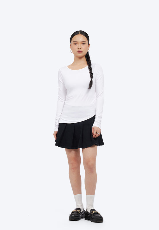Long Sleeve Asymmetric Top