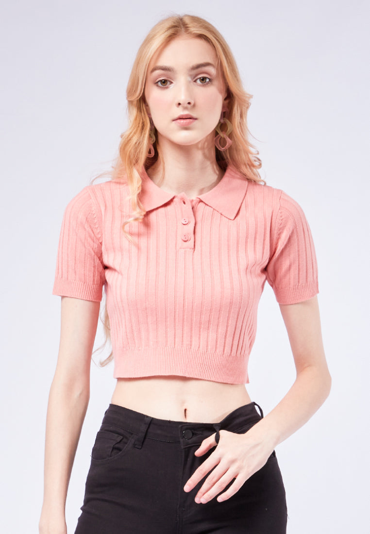 Short Sleeve Fitted Polo Shirt