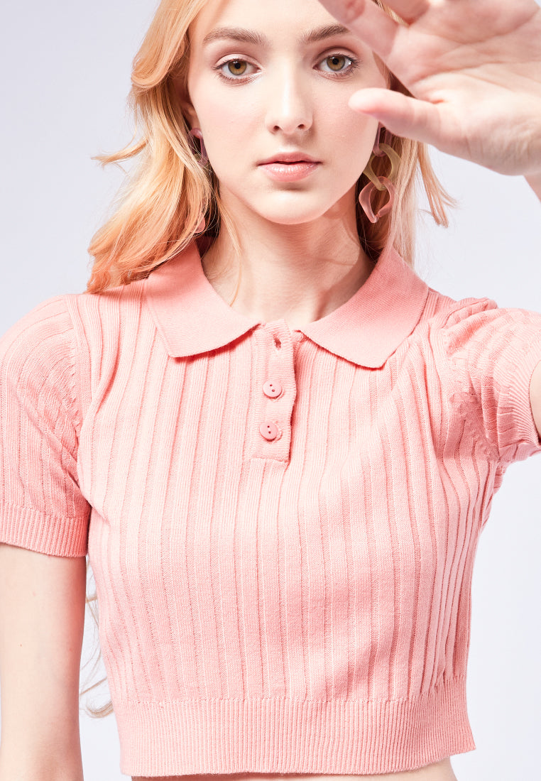 Short Sleeve Fitted Polo Shirt