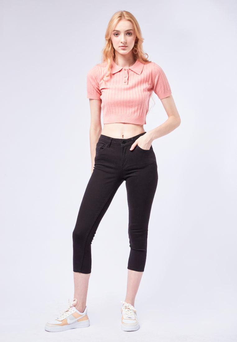Short Sleeve Fitted Polo Shirt