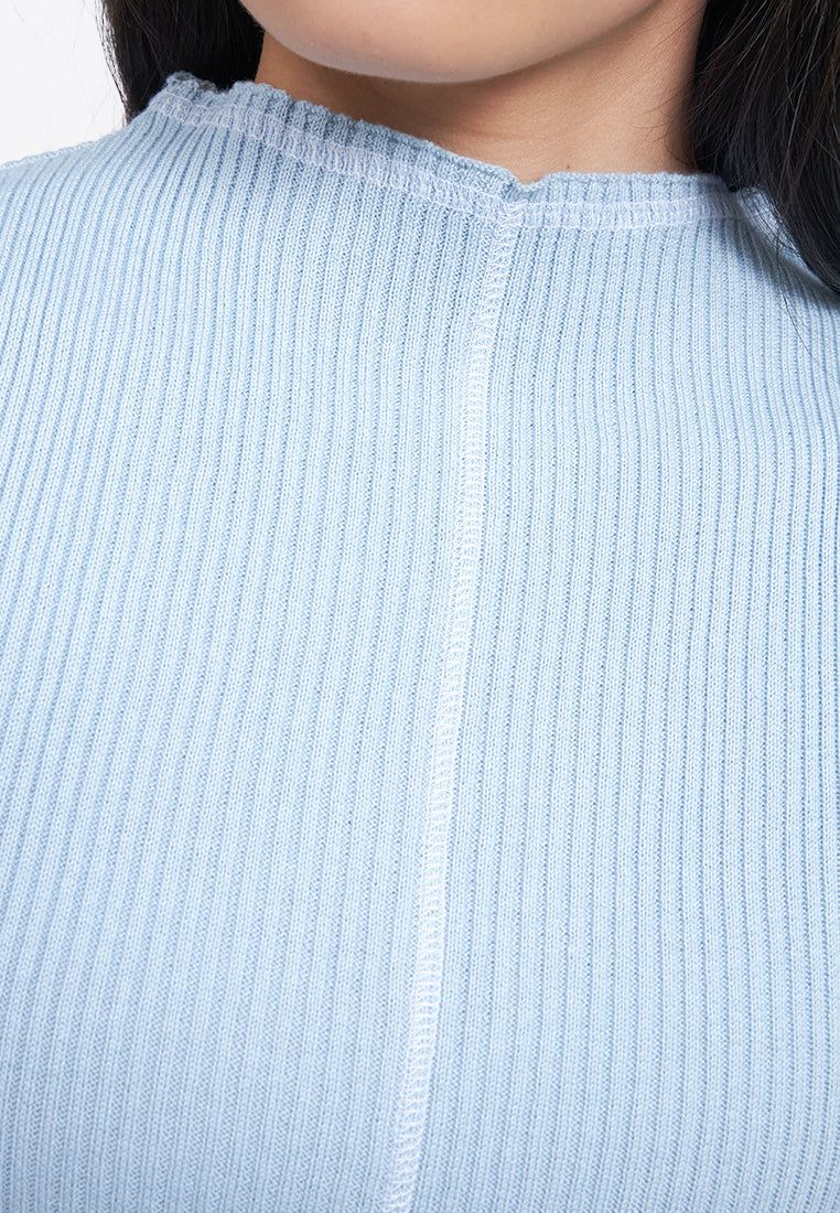 Cap Sleeve Column Knit Top