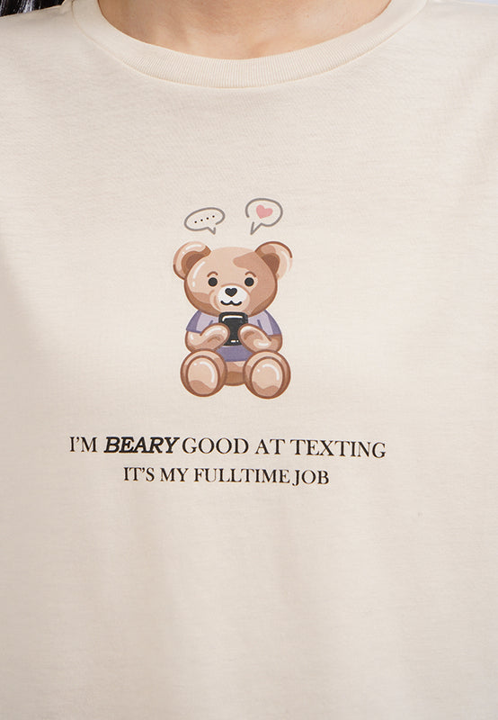 Short Sleeve Graphic Crop Tee