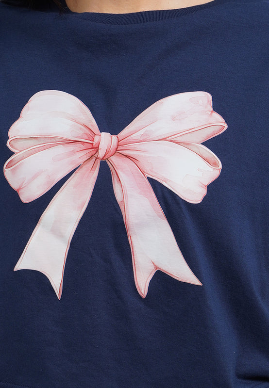 Short Sleeve Graphic Crop Tee