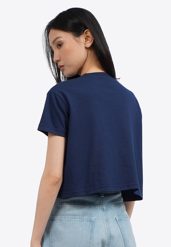 Short Sleeve Graphic Crop Tee
