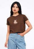 Short Sleeve Graphic Crop T-Shirt