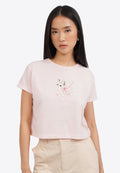Short Sleeve Graphic Crop T-Shirt