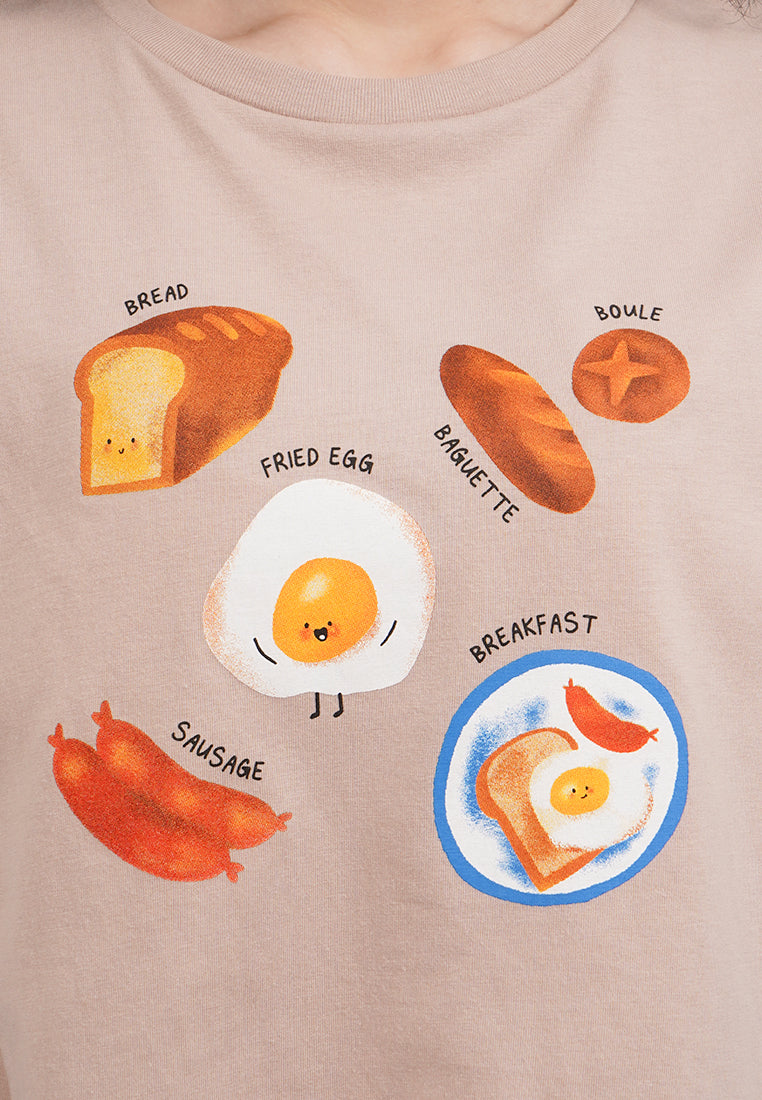 Short Sleeve Graphic Crop T-Shirt
