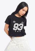 Short Sleeve Graphic Crop T-Shirt
