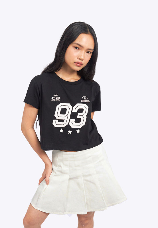 Short Sleeve Graphic Crop T-Shirt