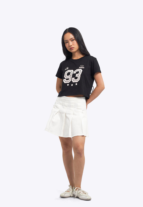 Short Sleeve Graphic Crop T-Shirt