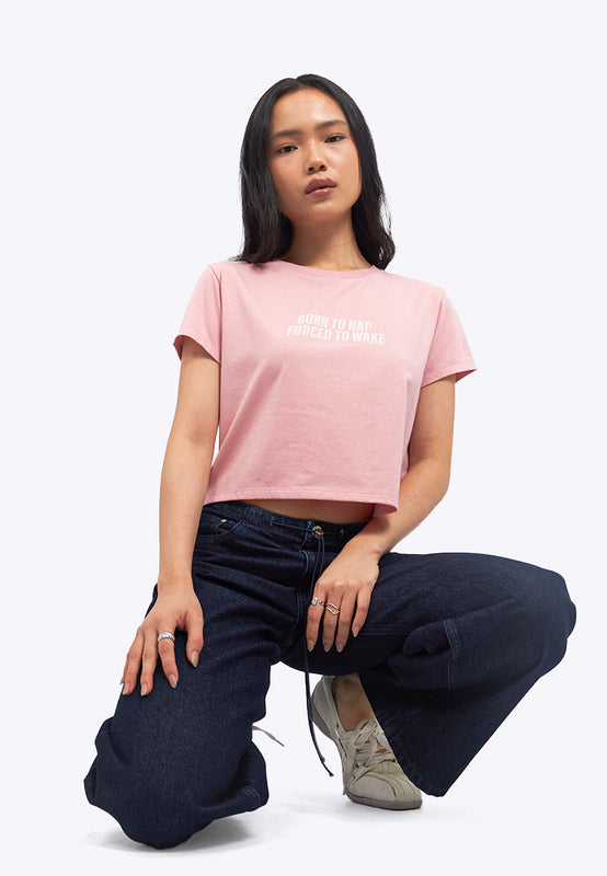 Short Sleeve Graphic Crop T-Shirt