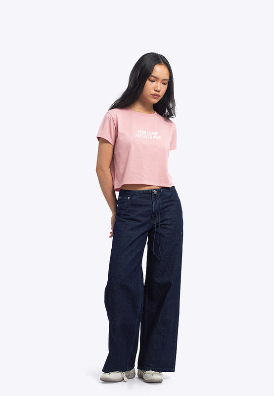 Short Sleeve Graphic Crop T-Shirt