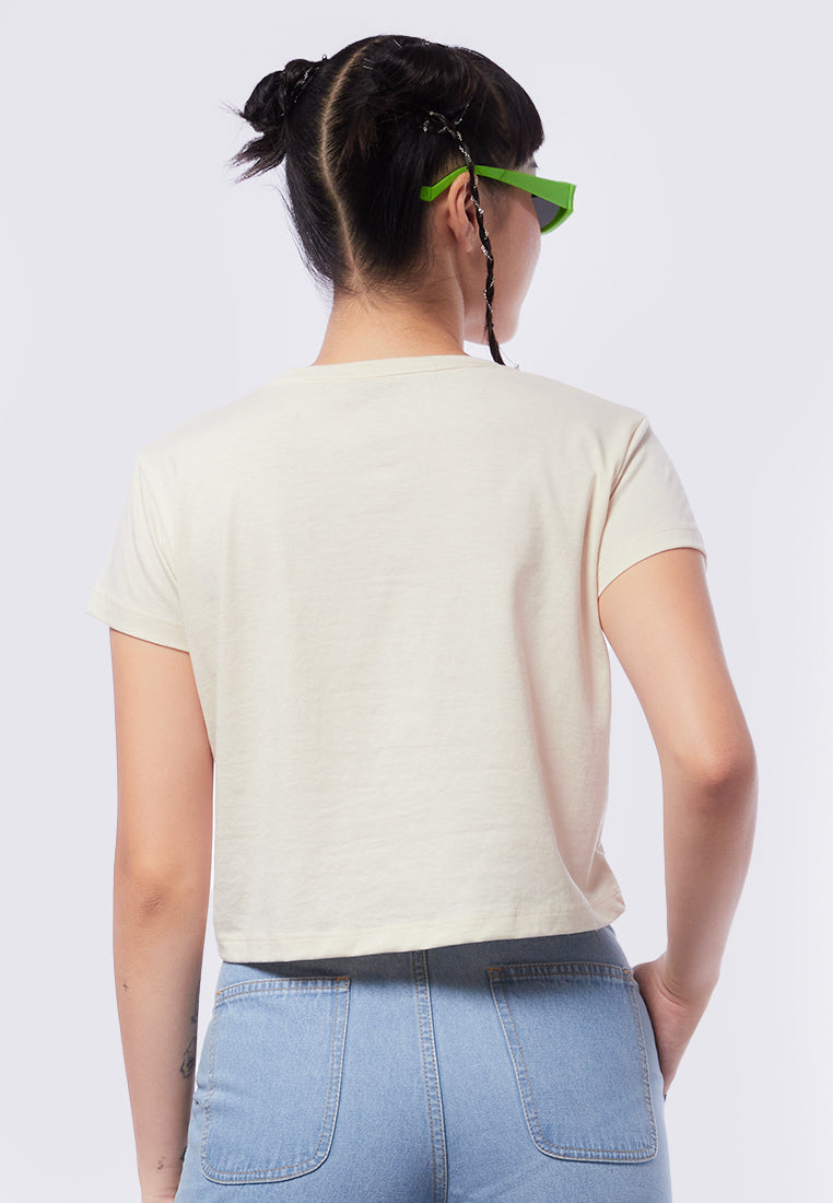 Short Sleeve Graphic Crop T-Shirt
