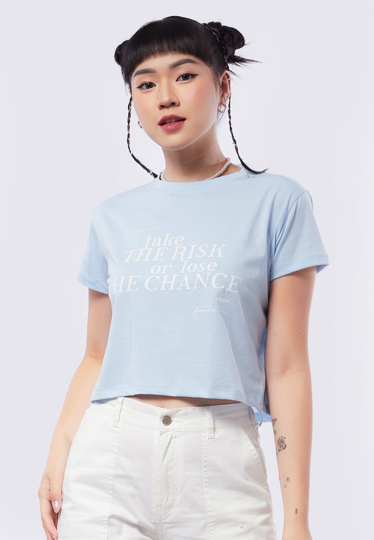 Short Sleeve Graphic Crop T-Shirt