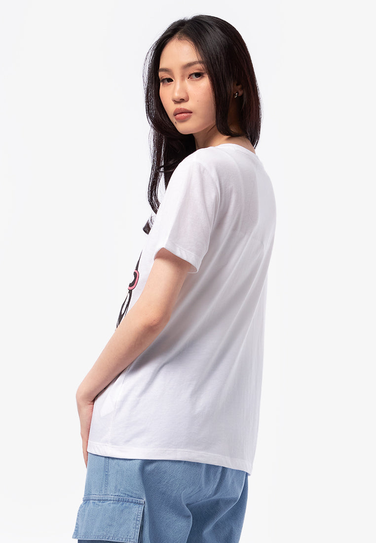 Graphic Short Sleeve T-Shirt Off White