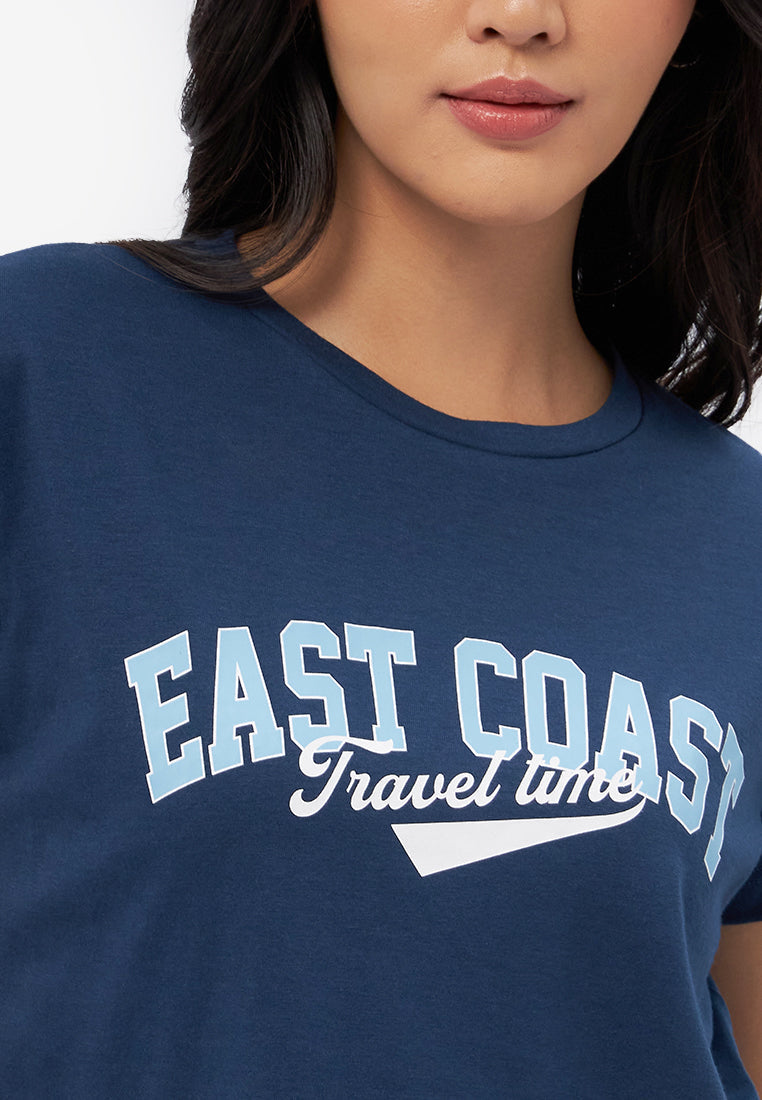Short Sleeve Graphic Crop T-Shirt