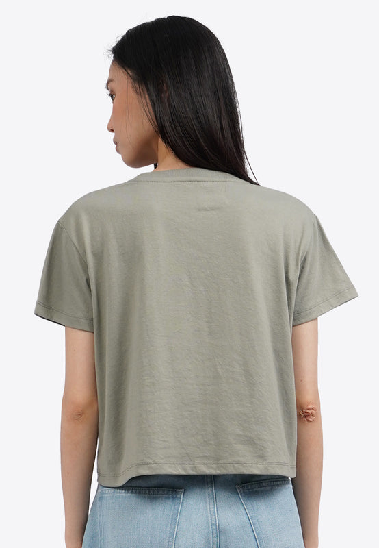 Short Sleeve Graphic Crop T-Shirt