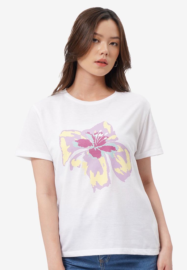 Short Sleeve Graphic T-Shirt Off White