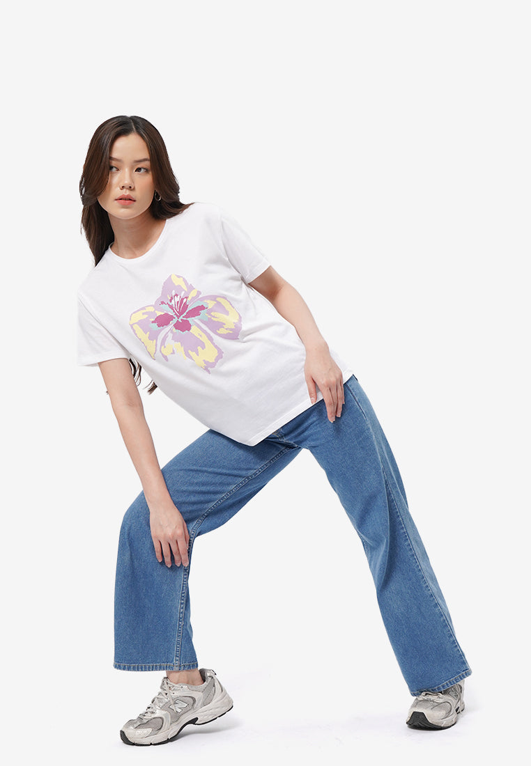 Short Sleeve Graphic T-Shirt Off White