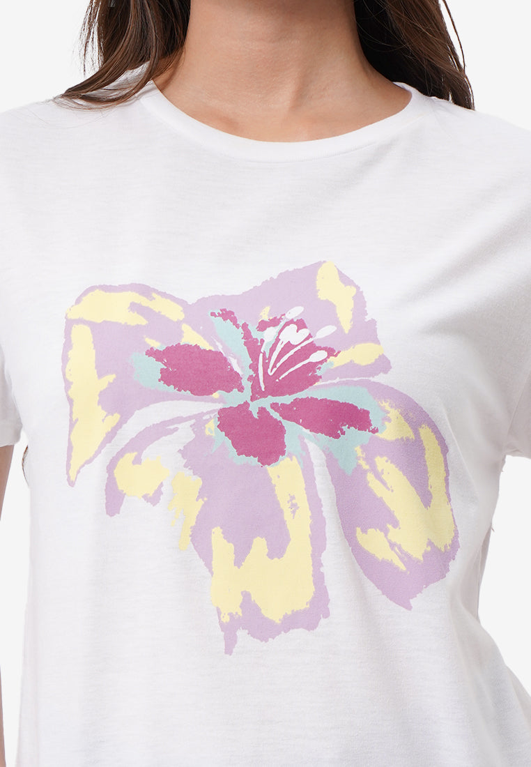 Short Sleeve Graphic T-Shirt Off White