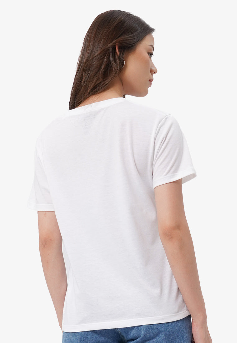 Short Sleeve Graphic T-Shirt Off White