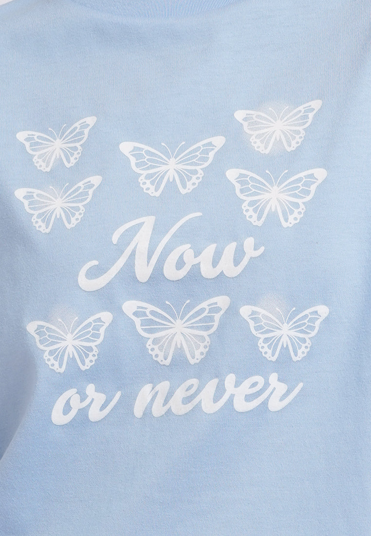 Short Sleeve Graphic Crop T-Shirt
