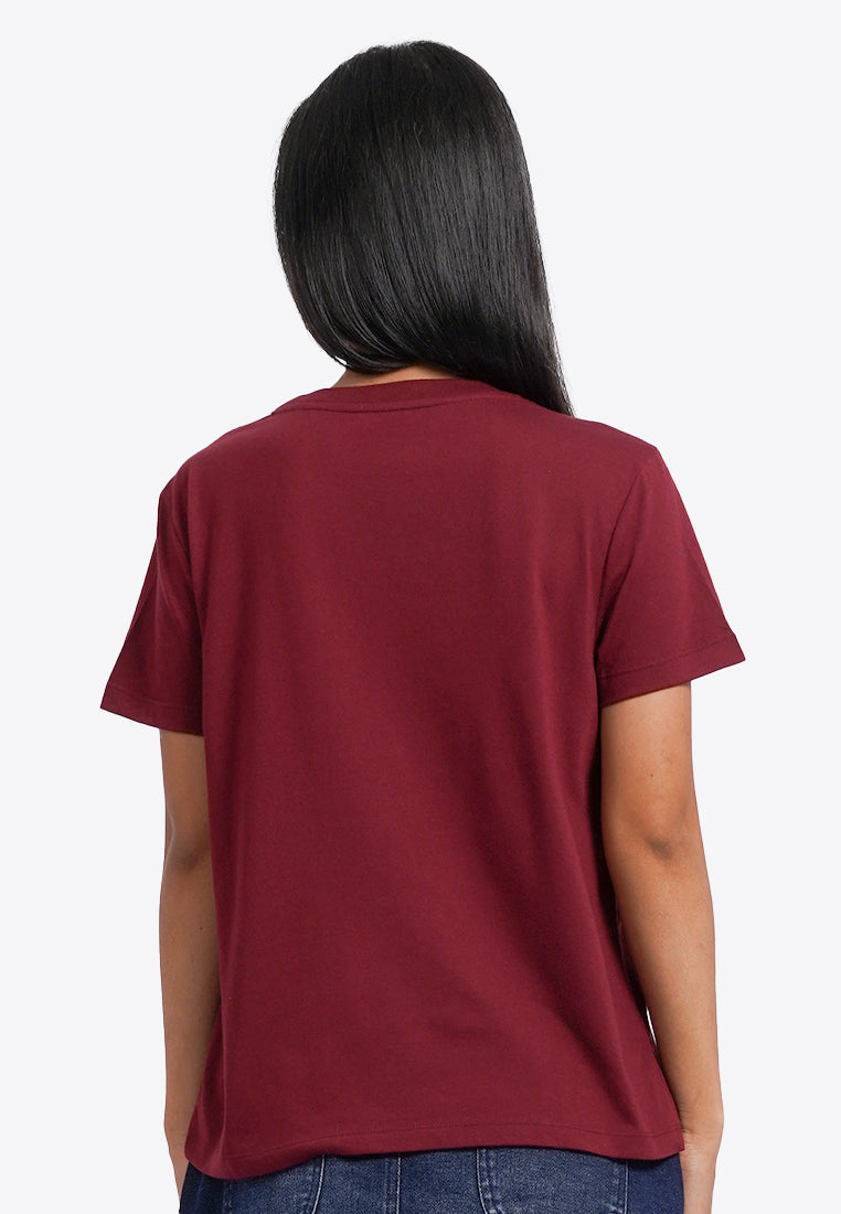 Round Neck Short Sleeve Graphic T-Shirt