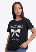 Round Neck Short Sleeve Graphic T-Shirt