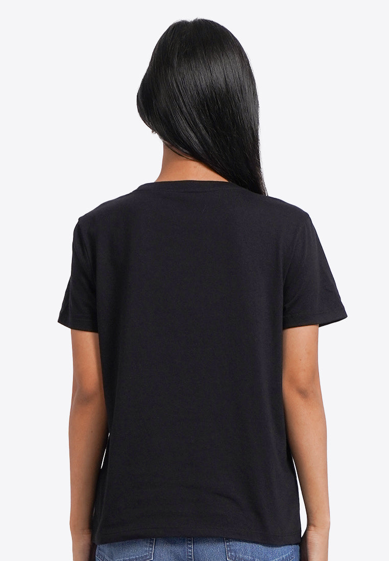 Round Neck Short Sleeve Graphic T-Shirt