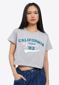 Short Sleeve Graphic Crop T-Shirt
