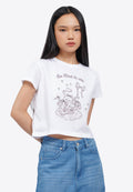 Short Sleeve Graphic Crop T-Shirt