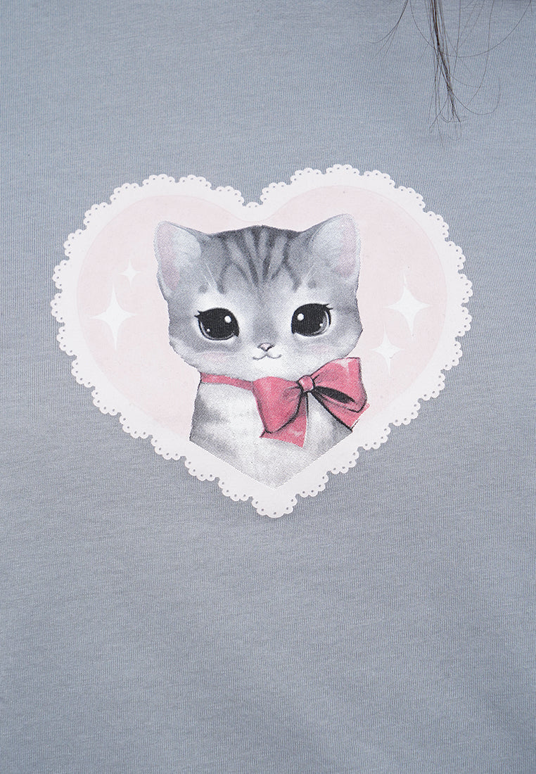 Short Sleeve Graphic Crop T-Shirt