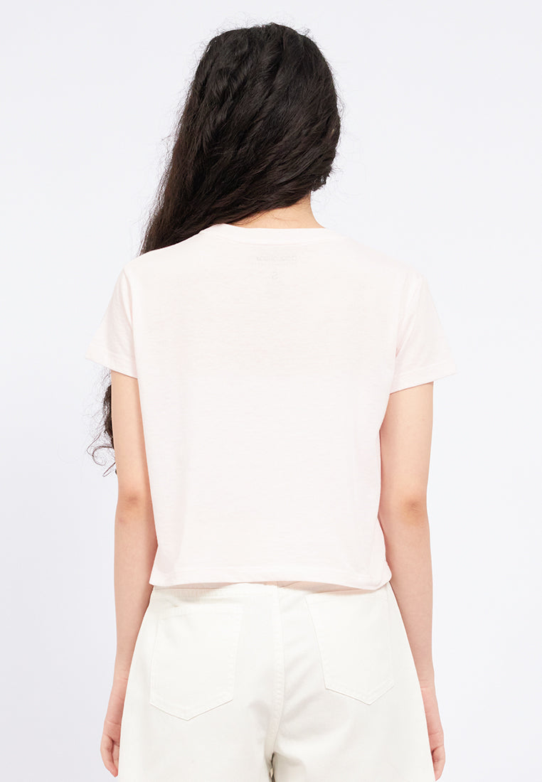 Short Sleeve Graphic Crop T-Shirt