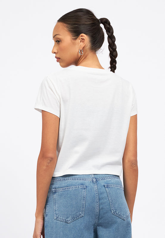 Short Sleeve Graphic Crop T-Shirt