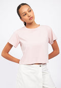 Basic Short Sleeve Crop T-Shirt