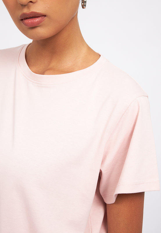 Basic Short Sleeve Crop T-Shirt