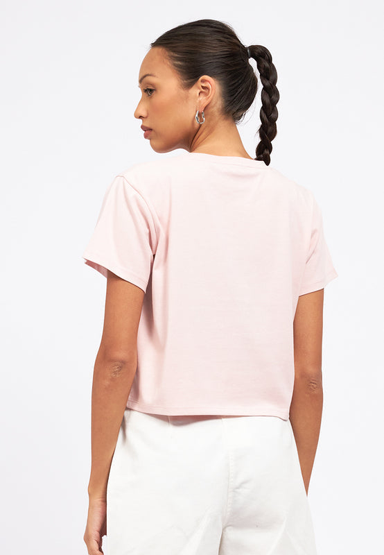 Basic Short Sleeve Crop T-Shirt