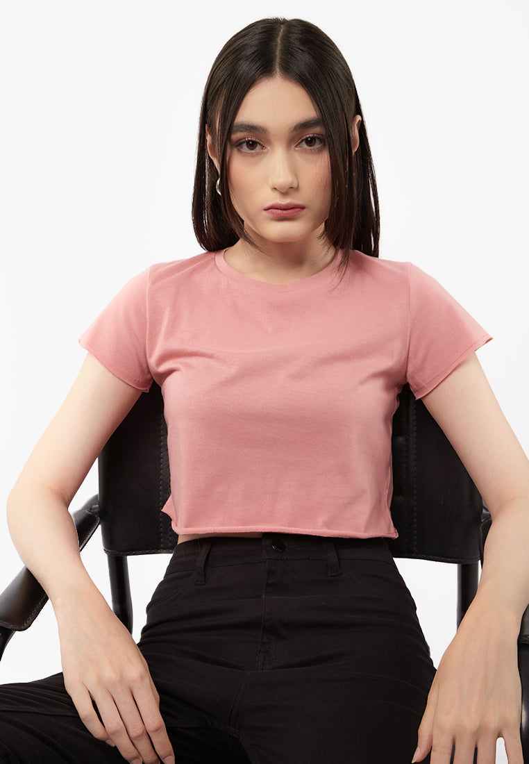 Short Sleeve Boxy Crop T-Shirt