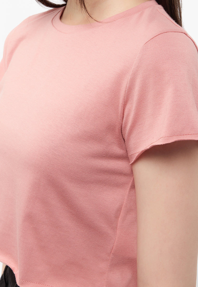 Short Sleeve Boxy Crop T-Shirt
