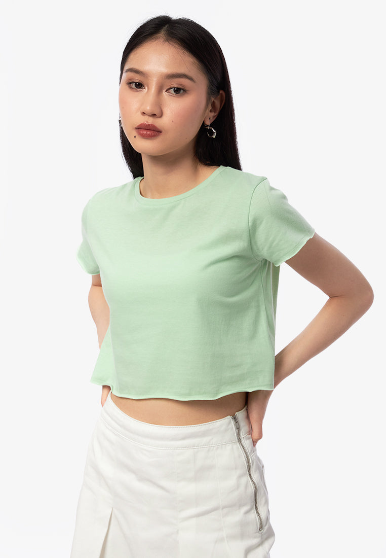 Short Sleeve Crop T-Shirt