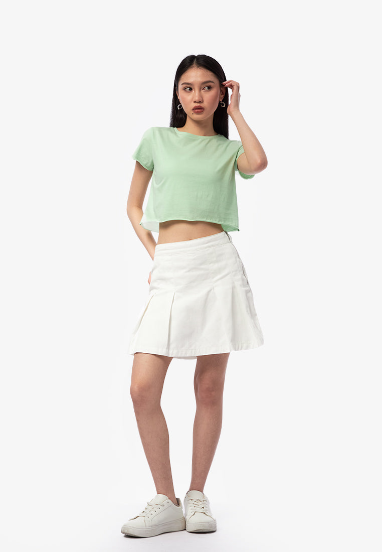 Short Sleeve Crop T-Shirt