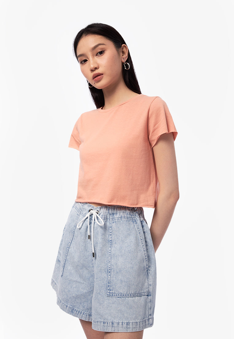 Short Sleeve Crop T-Shirt