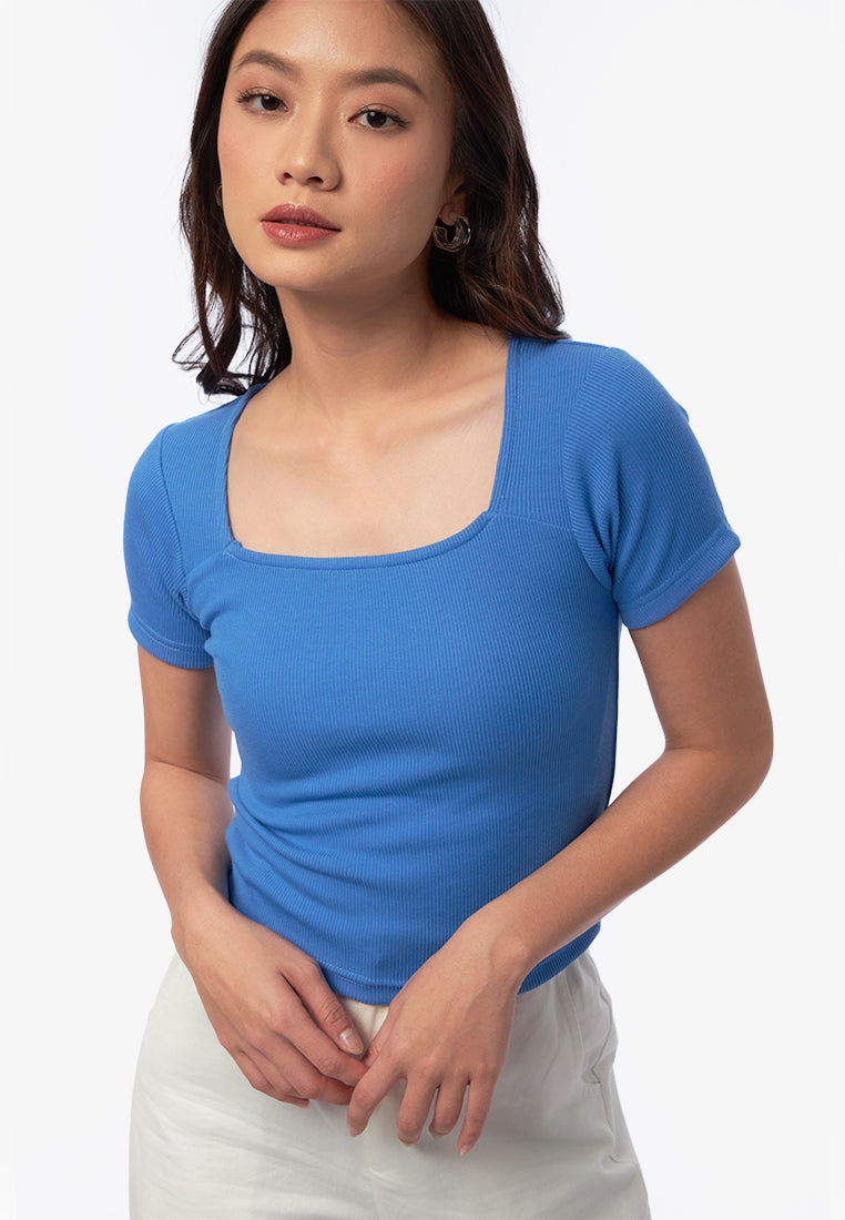 Short Sleeve Rib T-Shirt