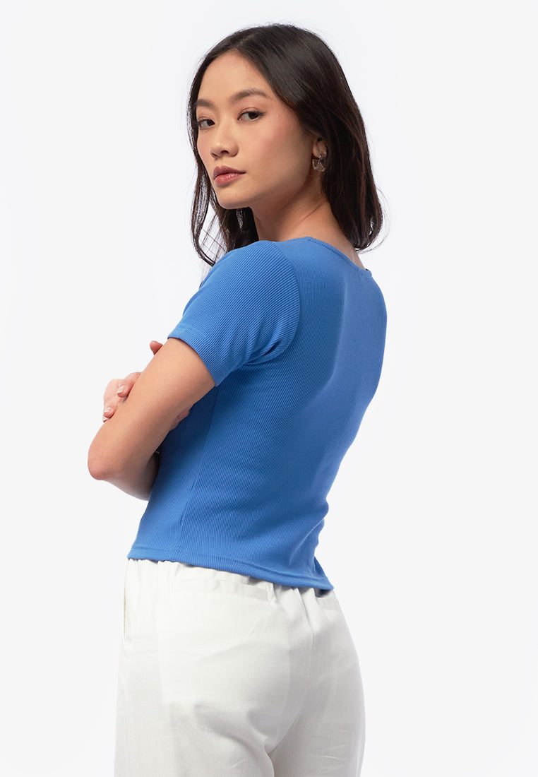 Short Sleeve Rib T-Shirt