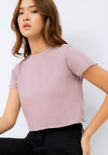 Round Neck Crop T-shirt