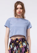 Basic Crop Short Sleeve T-shirt