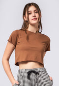Basic Short Sleeve Crop T-Shirt