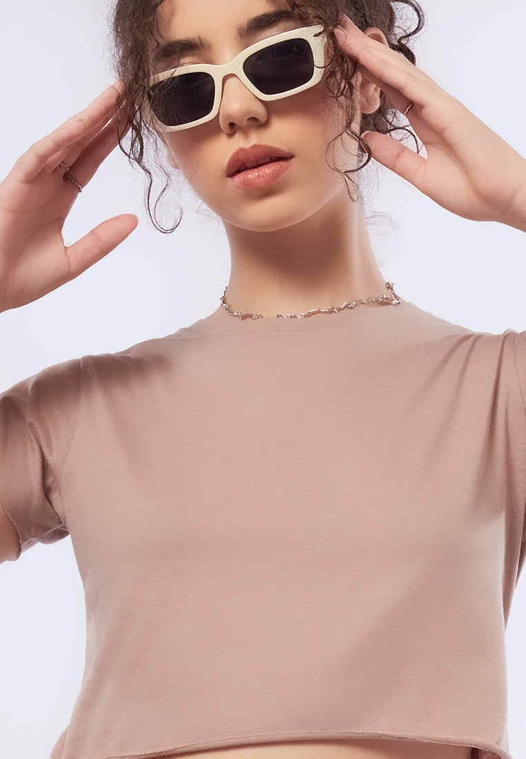Short Sleeve Boxy Crop Top