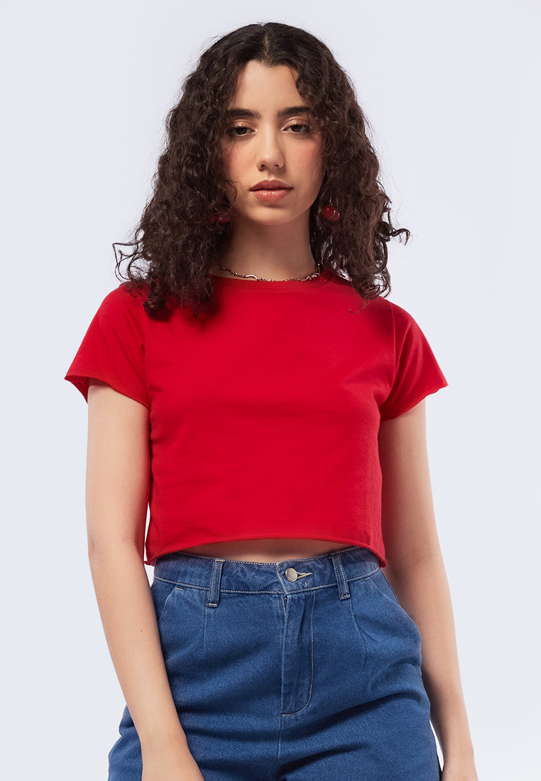 Short Sleeve Boxy Crop Top
