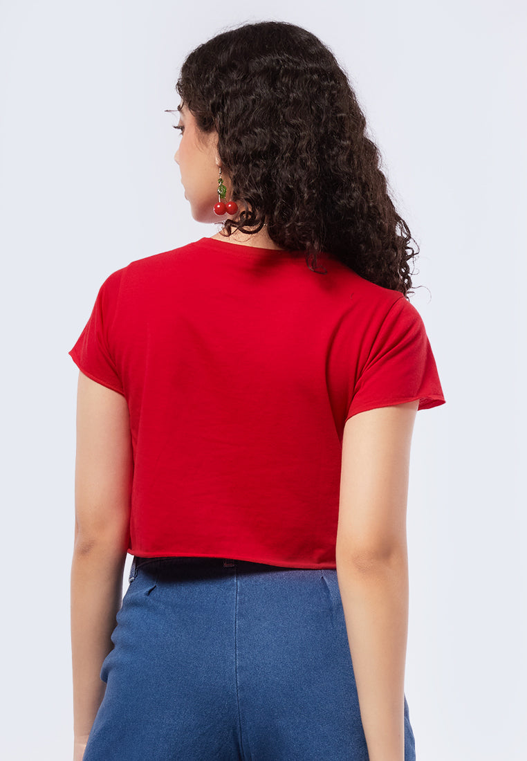 Short Sleeve Boxy Crop Top